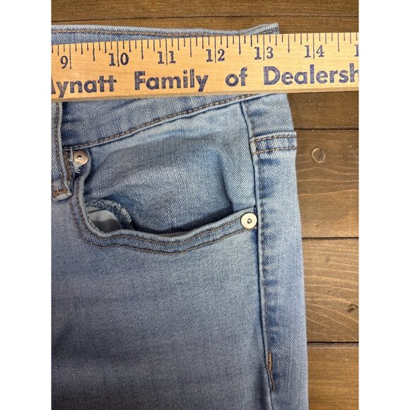 Altar'd State Flared High-Waisted Light Wash Jeans With Button Fly 28/7 - Picture 5 of 5